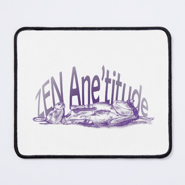 Item preview, Drawing of a donkey rolling on the ground - purple-blue colorized version with French text designed and sold by SylvieG18.