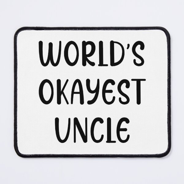 Item preview, World's okayest uncle - best forever the office tv show designed and sold by SkeletonsDanger.