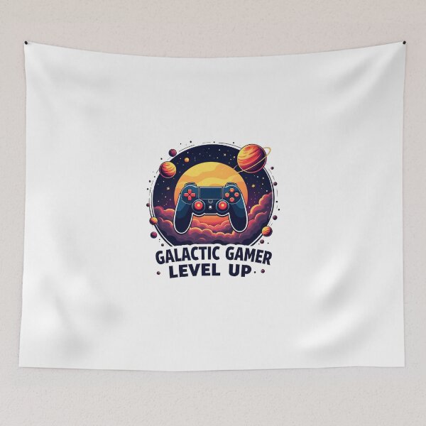 Item preview, Galactic Gamer – Level Up designed and sold by Fab-Haven.