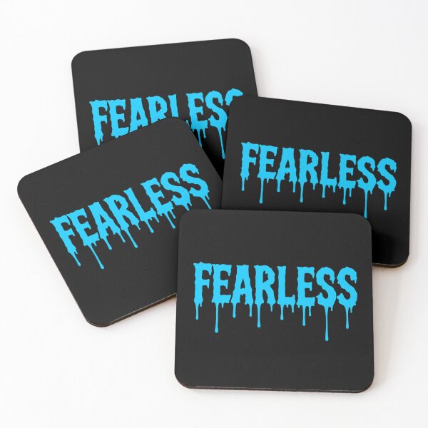Item preview, “FEARLESS – Electric Blue Drip Text” designed and sold by DailyVibesCo.