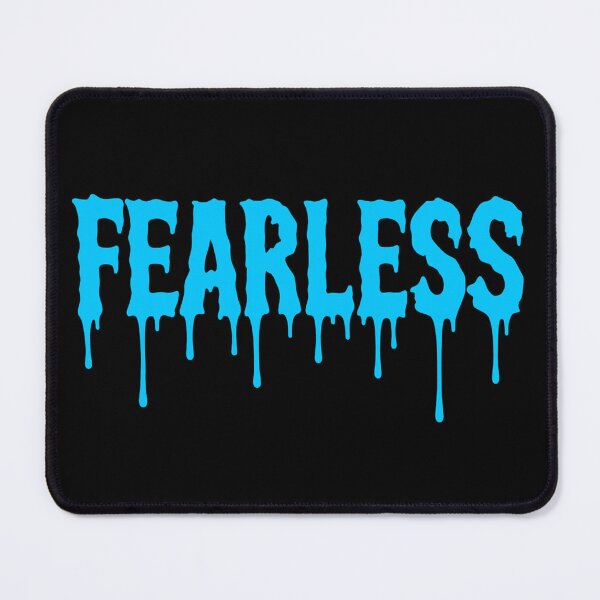 Item preview, “FEARLESS – Electric Blue Drip Text” designed and sold by DailyVibesCo.