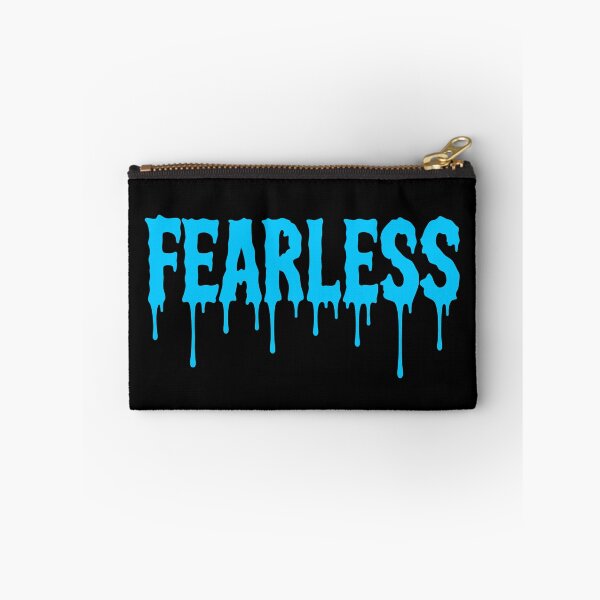 Item preview, “FEARLESS – Electric Blue Drip Text” designed and sold by DailyVibesCo.