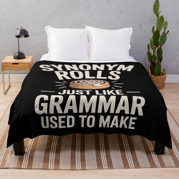 Item preview, Synonym Rolls Joke Cinnamon Rolls Grammar Pun Funny Teacher designed and sold by BakeryDozen.