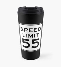 Speed Limit 55 MPH Sign Travel Mug