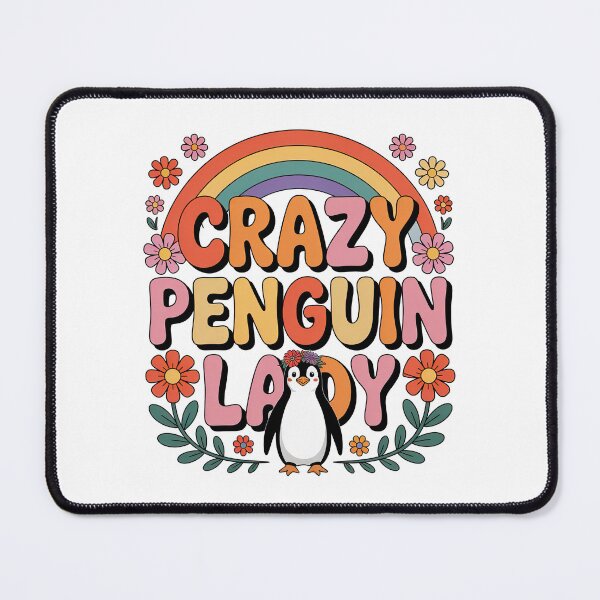 Item preview, Crazy penguin Lady designed and sold by graphic-genie.
