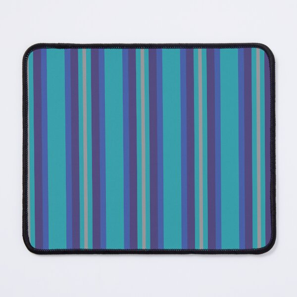 Item preview, Vibrant Blue Geometric Vertical Stripes Pattern  designed and sold by BWDecorPattern.