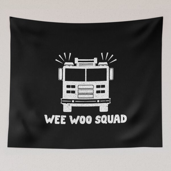 Item preview, Wee Woo Squad - Fire Truck Firefighter Emergency Funny Gift designed and sold by ruinzahelva.