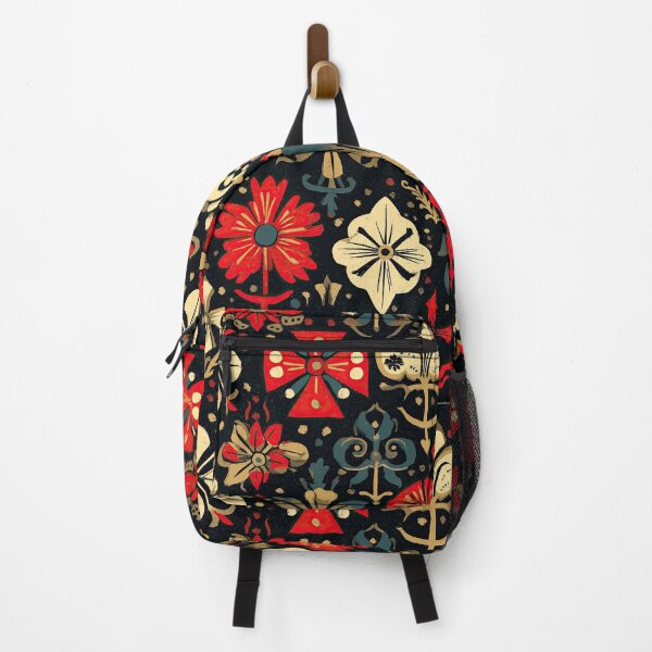 Item preview, Medieval Folk Art Symbols on a Starry Night. designed and sold by Piotrek0001.