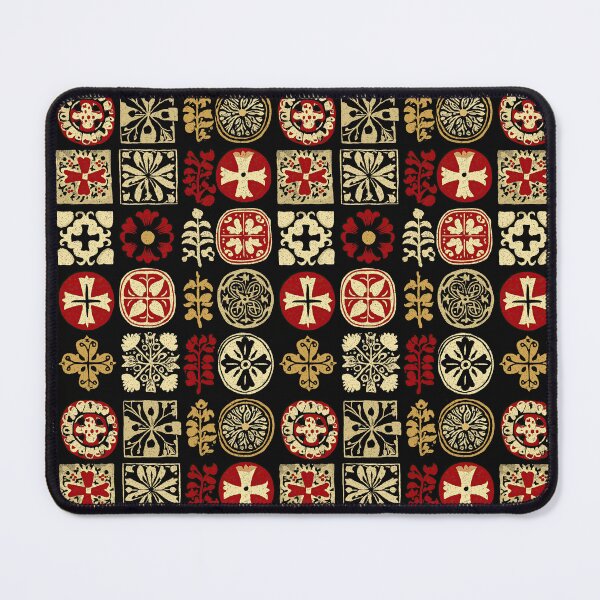 Item preview, Ancient Medieval Block Print Tile Symbols. designed and sold by Piotrek0001.