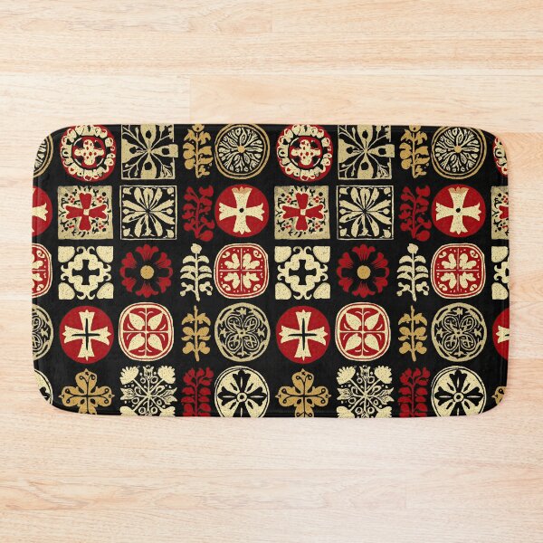 Item preview, Ancient Medieval Block Print Tile Symbols. designed and sold by Piotrek0001.