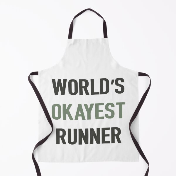 Item preview, World’s Okayest Runner Funny Motivational Saying designed and sold by SkeletonsDanger.
