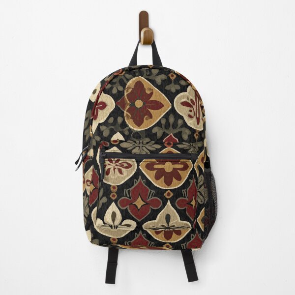 Item preview, Antique Heritage Floral Tile in Earth Tones. designed and sold by Piotrek0001.