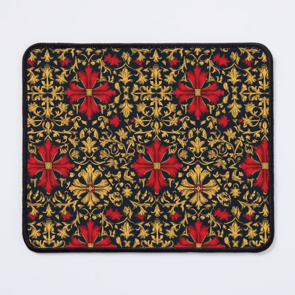 Item preview, Regal Crimson Cross and Golden Acanthus Leaves. designed and sold by Piotrek0001.