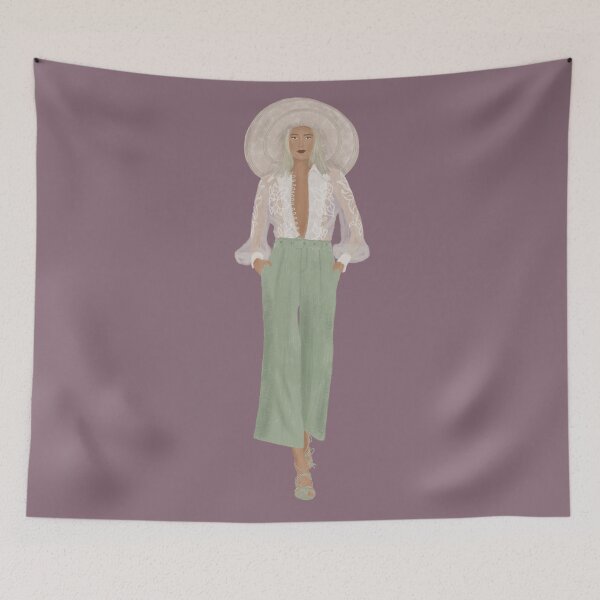 Item preview, Zimmermann Resort '19 Fashion Illustration designed and sold by Annabelle Cassell.