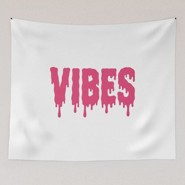 Item preview, “VIBES – Bold Drip Text Design” designed and sold by DailyVibesCo.
