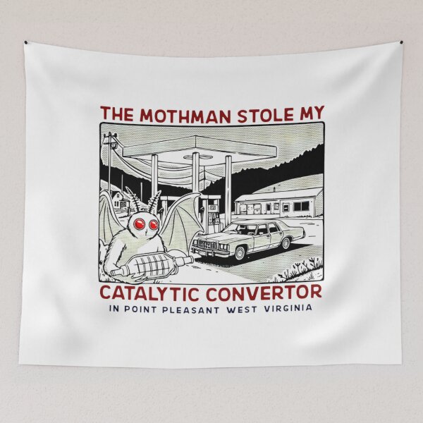 Item preview, the mothman stole my Catalytic converter designed and sold by tolinenhi.