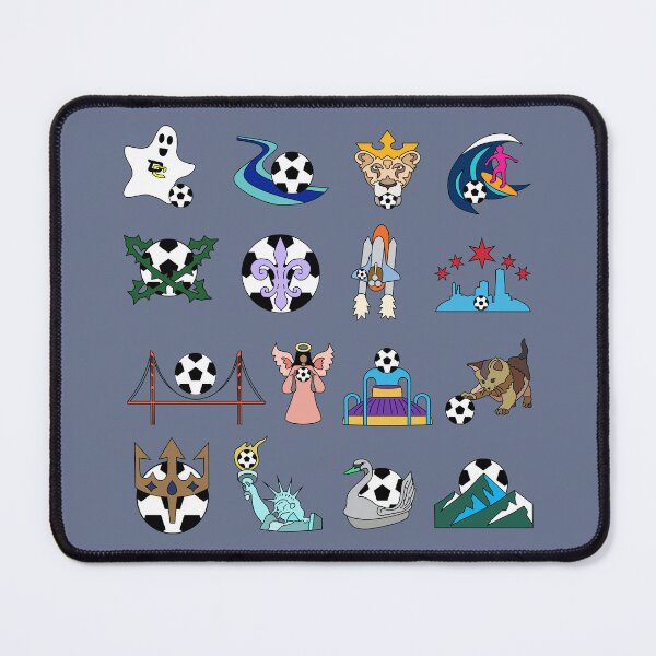 Item preview, NWSL teams 2 designed and sold by mappsart.