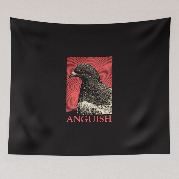 Item preview, Anguish-Pigeon-T-Shirt designed and sold by KoushtubhKalla.