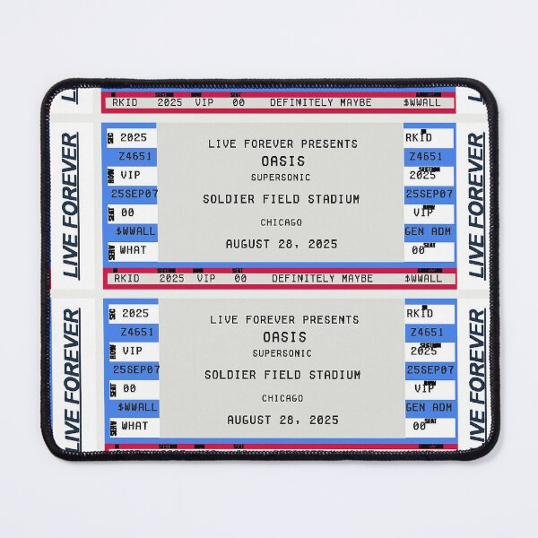 Item preview, Oasis Vintage Chicago Ticket designed and sold by AuroraXGreen.