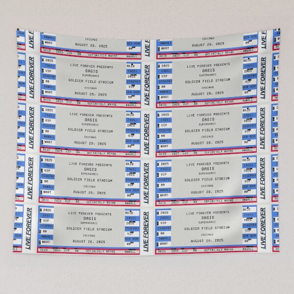 Item preview, Oasis Vintage Chicago Ticket designed and sold by AuroraXGreen.