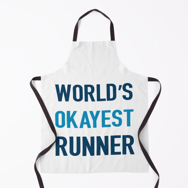 Item preview, Proud To Be The World’s Okayest Runner Funny Motivational Saying  designed and sold by SkeletonsDanger.