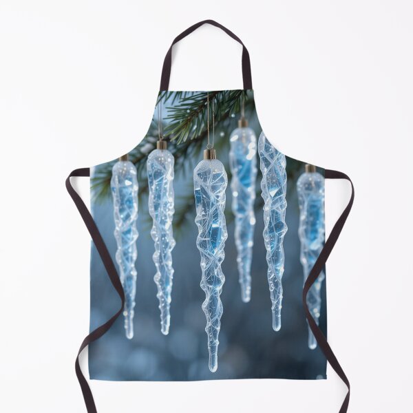 Item preview, Glistening Icicle Ornaments on Pine Boughs designed and sold by InezPhotography.
