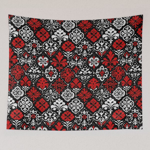 Item preview, Ornate Floral Lino Cut Block Print Pattern. designed and sold by Piotrek0001.