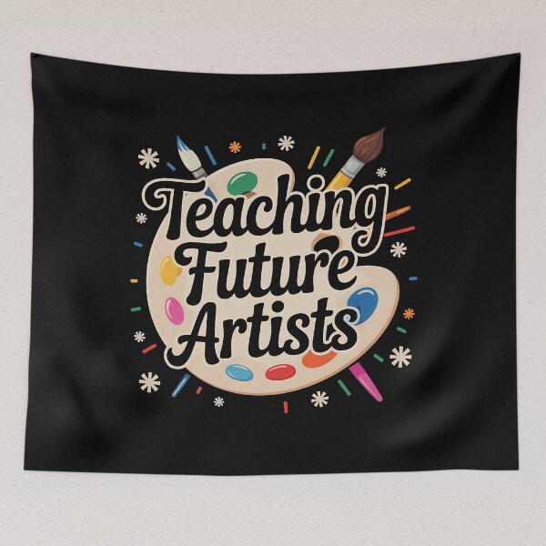 Item preview, Teaching Future Artists Art Teacher Humor Funny Painting designed and sold by BakeryDozen.