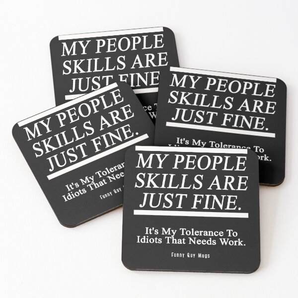 Item preview, Funny Guy My People Skills Are Just Fine  designed and sold by ClaraDeanna.