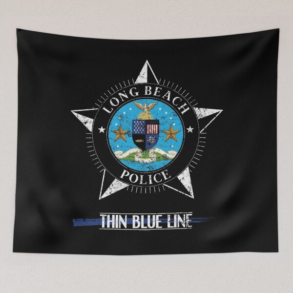 Item preview, Police T Shirt Long Beach California Police Gifts designed and sold by shoppzee.