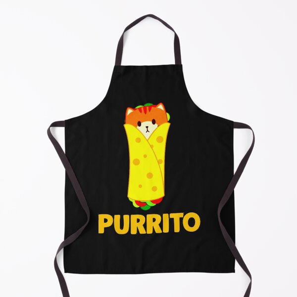 Item preview, Funny cat pun cute burrito purrito designed and sold by ClaraDeanna.