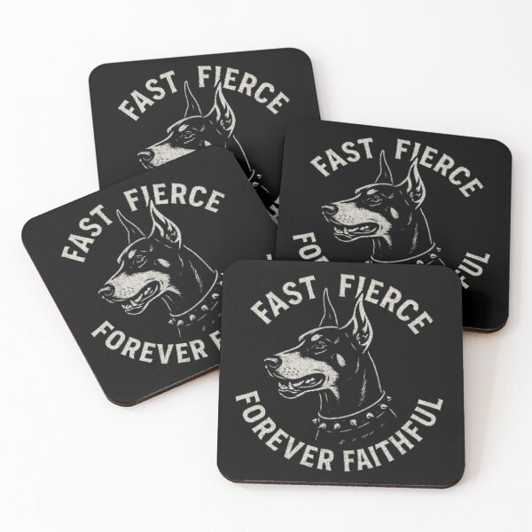 Item preview, Fast, Fierce, Forever Faithful. Doberman Design designed and sold by ShamblesShirts.
