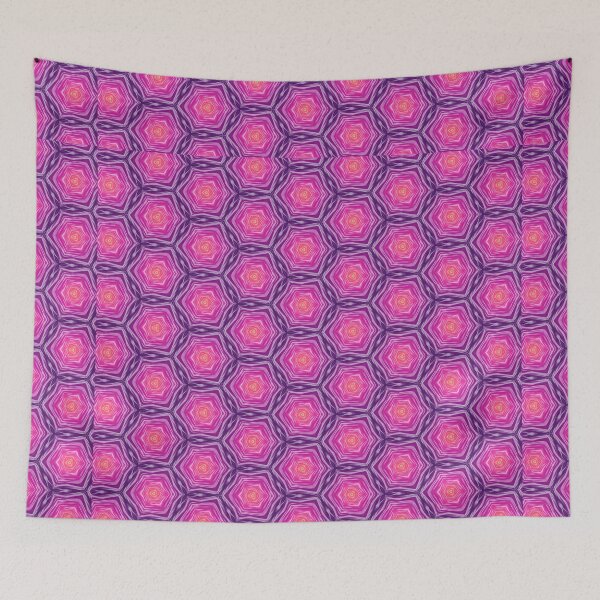 Item preview, Radiant Hex Pulse – Bold Geometry Meets Vivid Color designed and sold by RhondaLily.