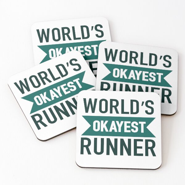 Item preview, World’s Okayest Runner Still Chasing The Finish Line designed and sold by SkeletonsDanger.