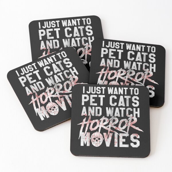 Item preview, Funny Horror Movie Fan Halloween Cat Lover Gift Ceramic  designed and sold by ClaraDeanna.