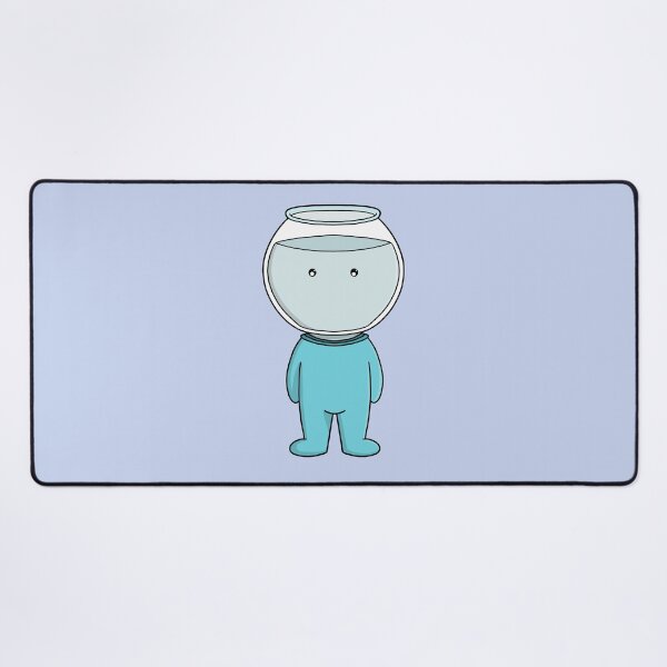 Item preview, Whimsical Fishbowl Character Illustration designed and sold by shopdiego.