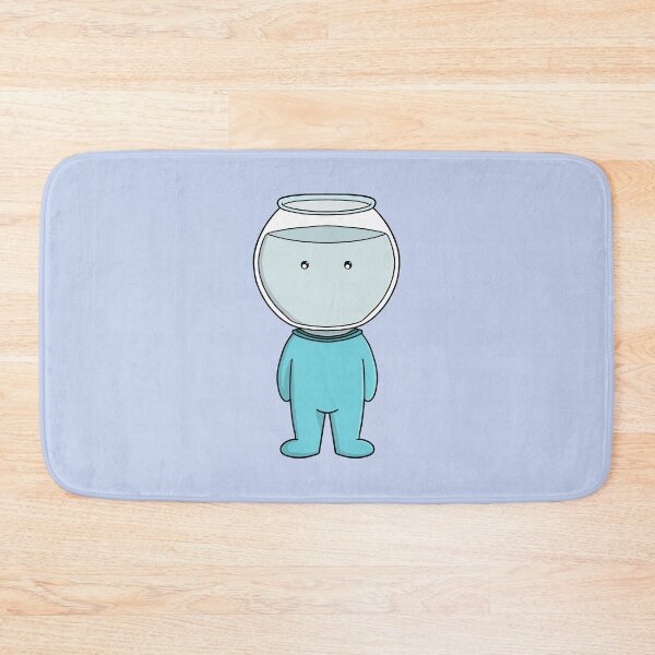 Item preview, Whimsical Fishbowl Character Illustration designed and sold by shopdiego.