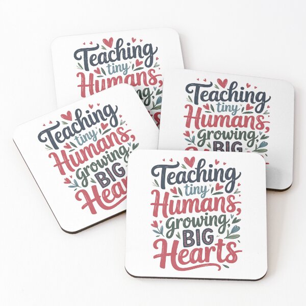 Item preview, Teaching Tiny Humans Growing Big Hearts - Positive Teacher designed and sold by BakeryDozen.