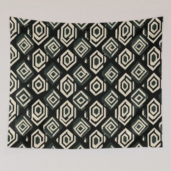 Item preview, Bold geometric pattern with three-dimensional beige blocks designed and sold by Piotrek0001.