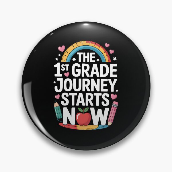 Item preview, The 1st Grade Journey Starts Now Teacher Back to School designed and sold by BakeryDozen.