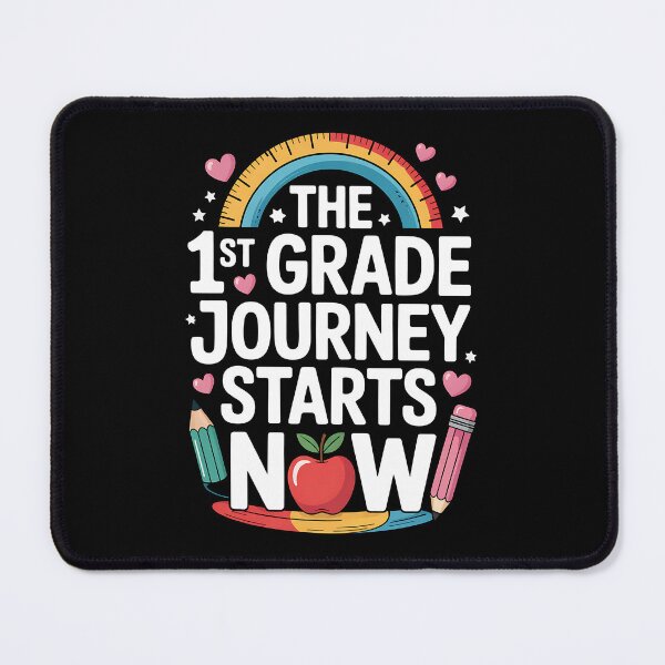 Item preview, The 1st Grade Journey Starts Now Teacher Back to School designed and sold by BakeryDozen.