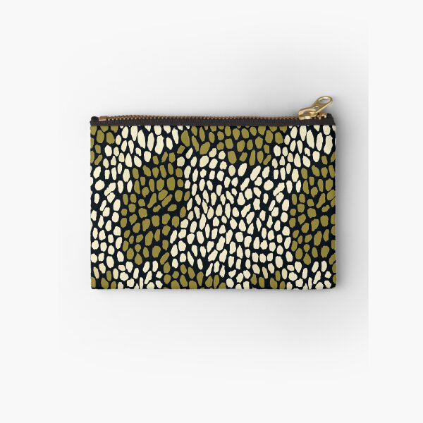 Item preview, Abstract pebble pattern in earthy olive green tones designed and sold by Piotrek0001.