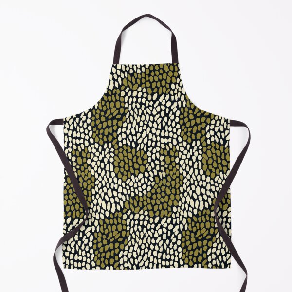 Item preview, Abstract pebble pattern in earthy olive green tones designed and sold by Piotrek0001.