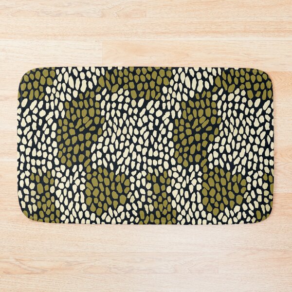 Item preview, Abstract pebble pattern in earthy olive green tones designed and sold by Piotrek0001.