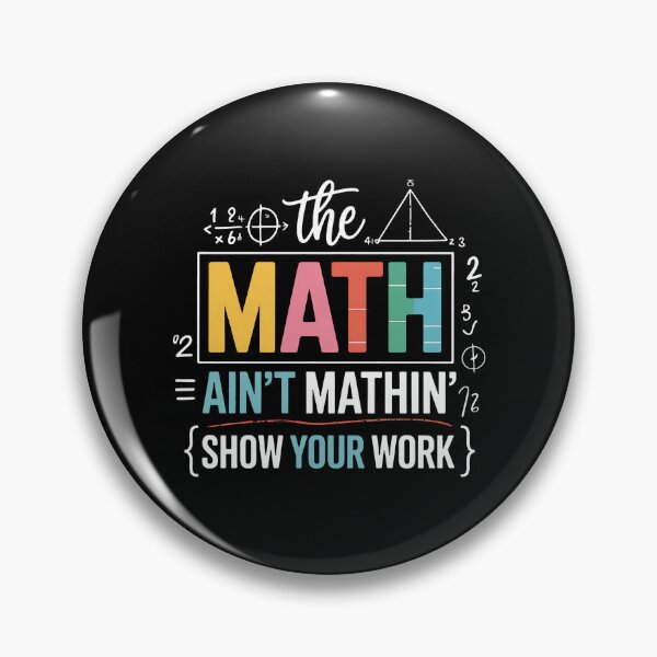 Item preview, The Math Ain't Mathin Funny Math Teacher designed and sold by BakeryDozen.