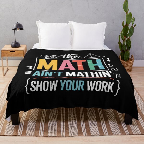 Item preview, The Math Ain't Mathin Funny Math Teacher designed and sold by BakeryDozen.