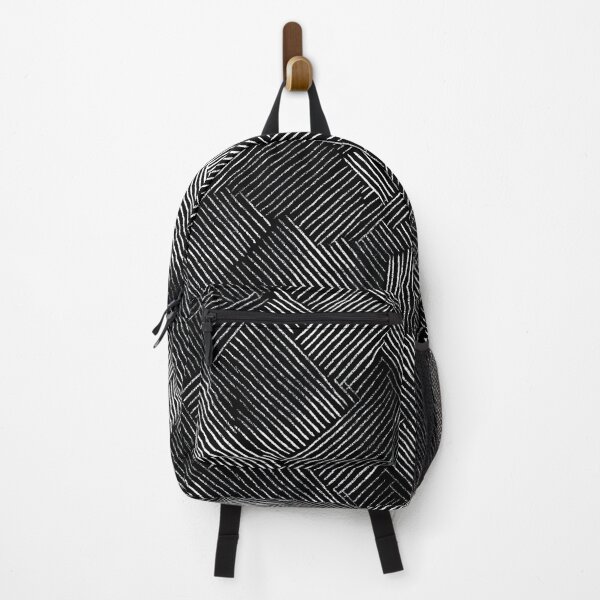 Item preview, Dynamic pattern of chaotic lines on black background designed and sold by Piotrek0001.