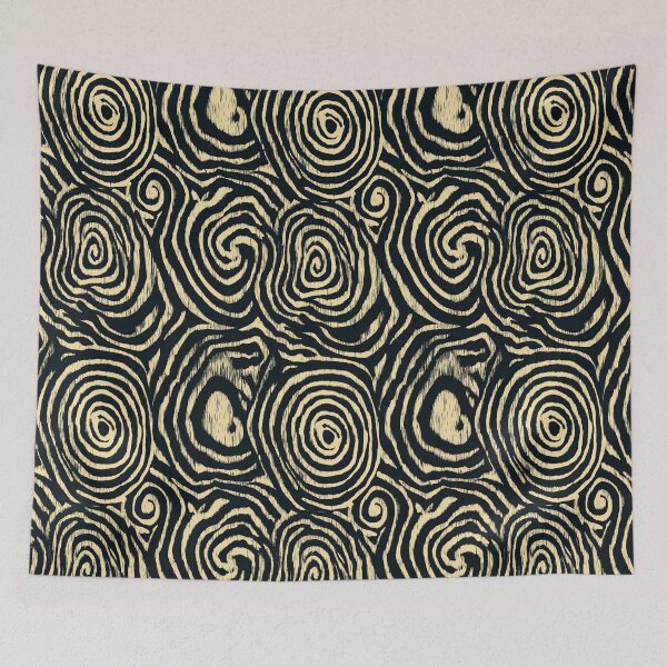 Item preview, Hypnotic pattern of organic swirls resembling wood grain designed and sold by Piotrek0001.
