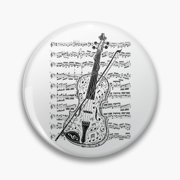 Artikelvorschau, Violine Geige Violinist Musikinstrument Musiknoten entworfen und verkauft von GrandeDuc.