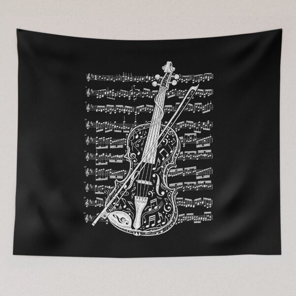 Item preview, Violin Fiddle Violinist Musical Instrument Music Notes designed and sold by GrandeDuc.
